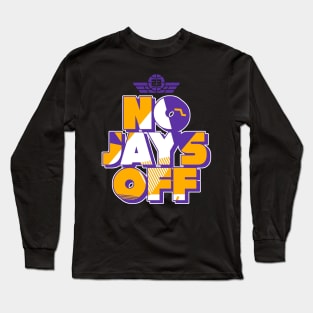 Jay All Day Field Purple Sneaker Retro Long Sleeve T-Shirt